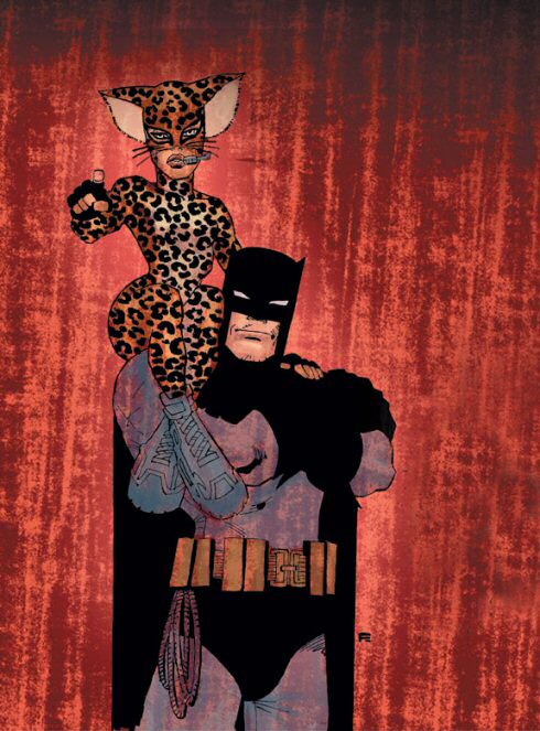 Frank Miller: Catgirl on his sholders