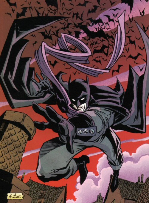Anthony Williams: Batman Reaches Through a Swarm of Bats