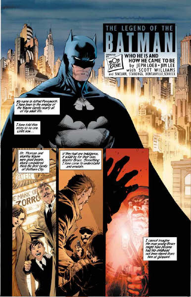 Jim Lee: Jim Lee and Jeph Loeb First Batman