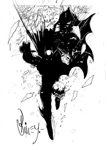 Simon Bisley: Bisley Batman Sketch