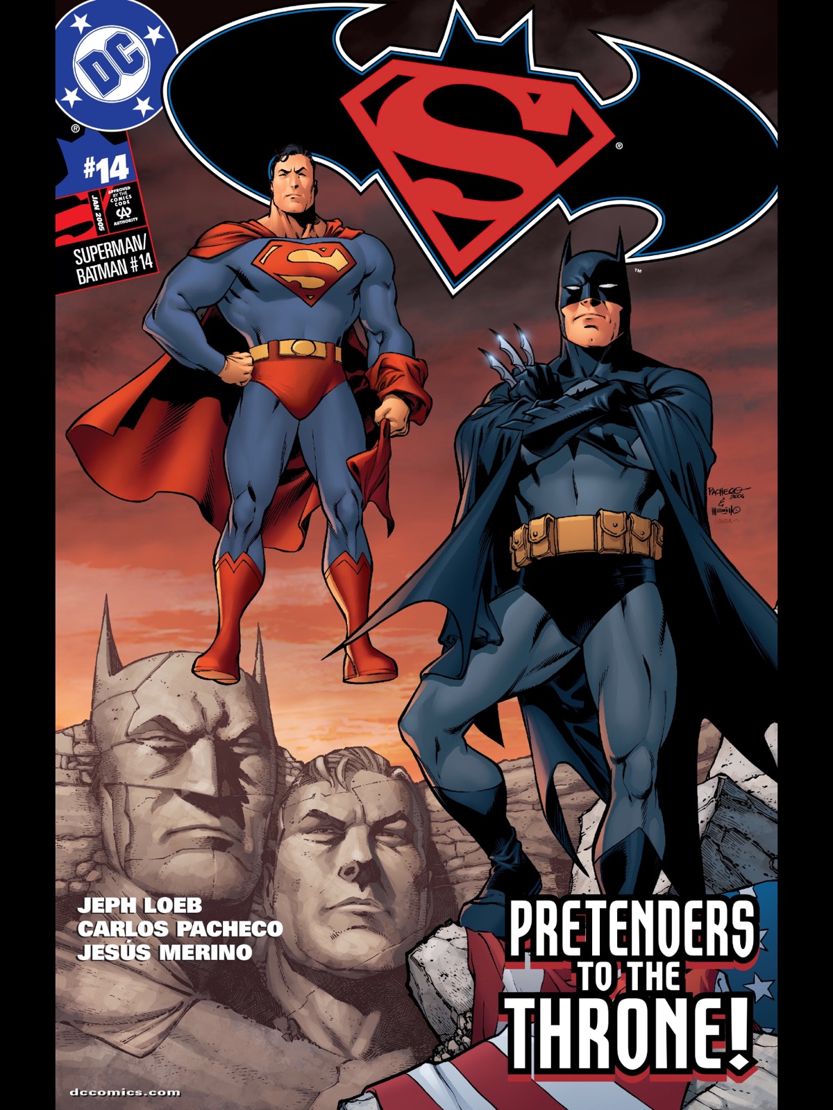 Carlos Pacheco: Cover to Superman/Batman #14