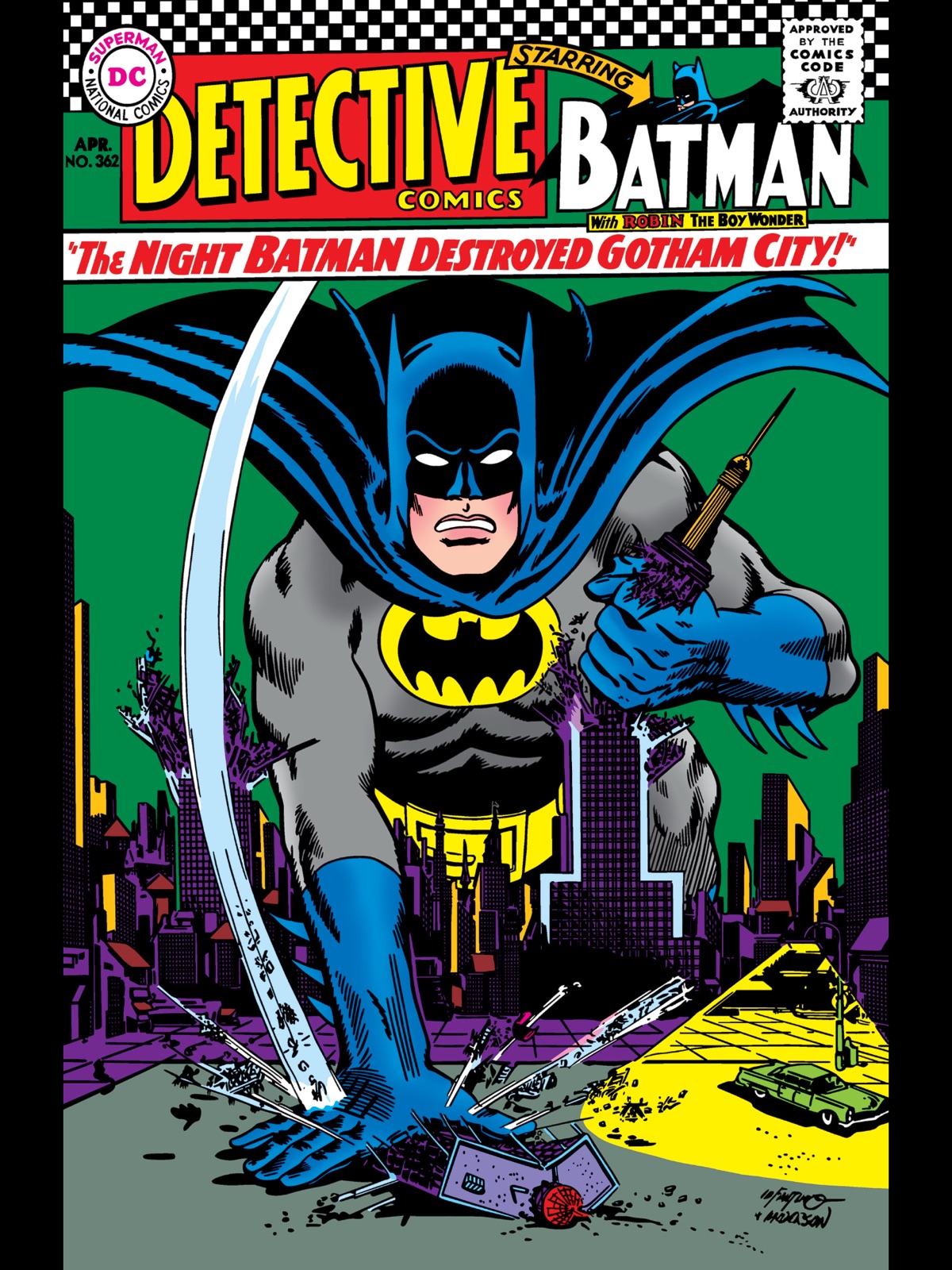 Carmine Infantino: Cover to Detective Comics #362