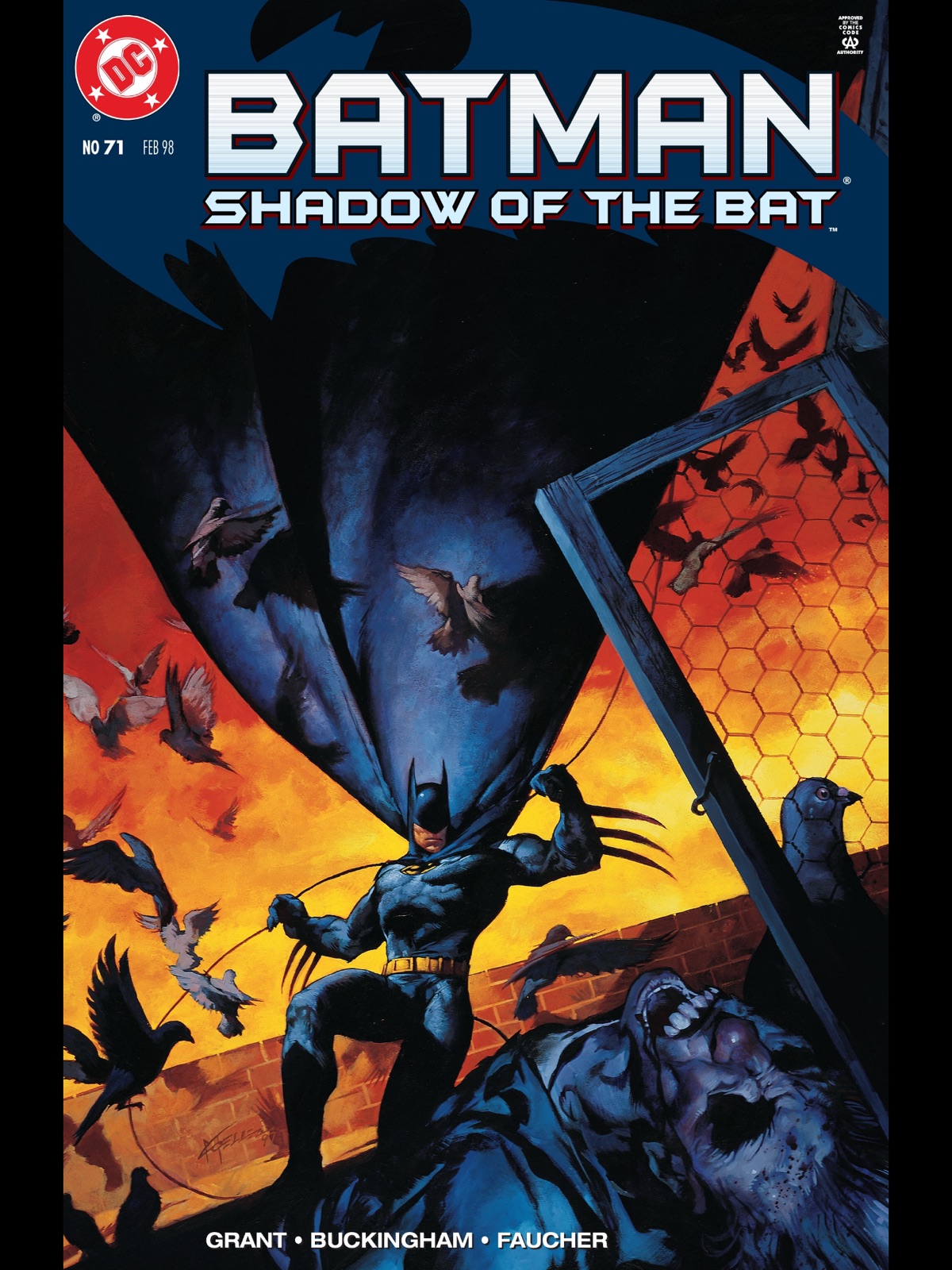 Christopher Moeller: Cover to Shadow of the Bat #71