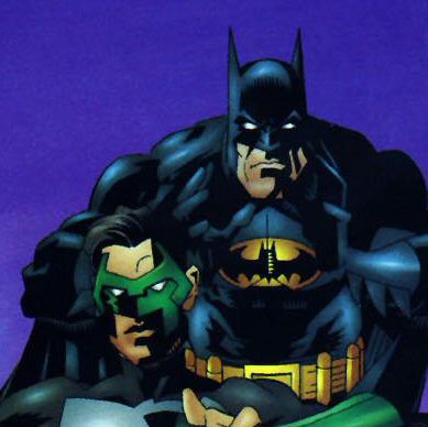 Danny Abell: Batman and Green Lantern Side by Side