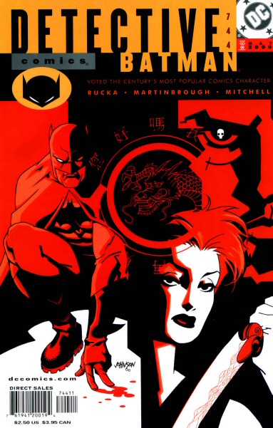 Dave Johnson: Cover: Detective Comics #744