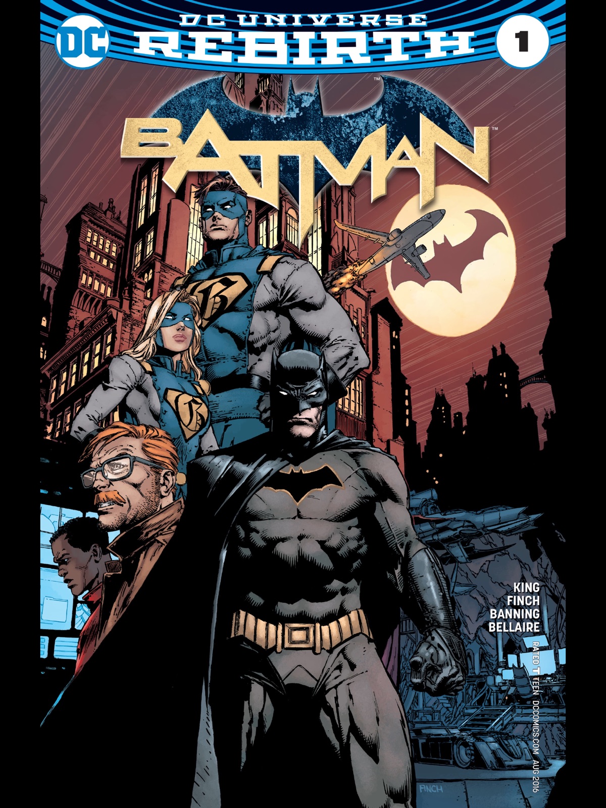 David Finch: Cover to Batman: Rebirth #1
