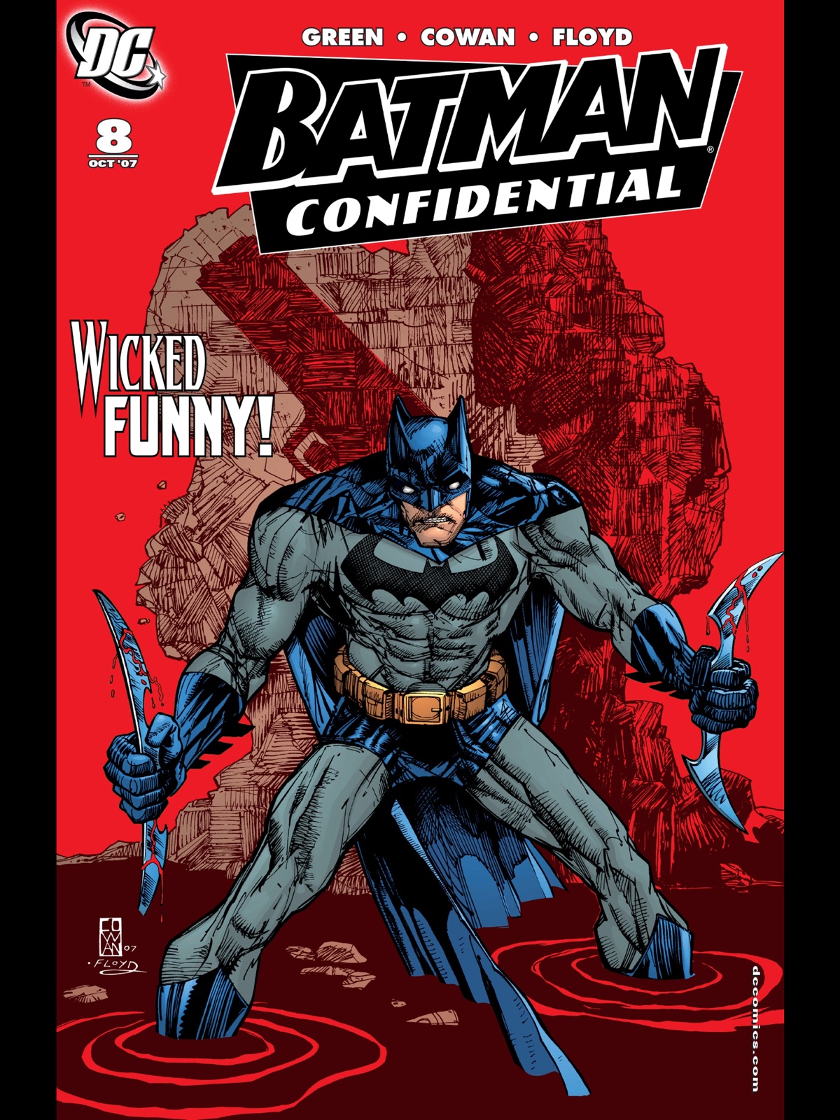Denys Cowan: Cover to Batman Confidential #8