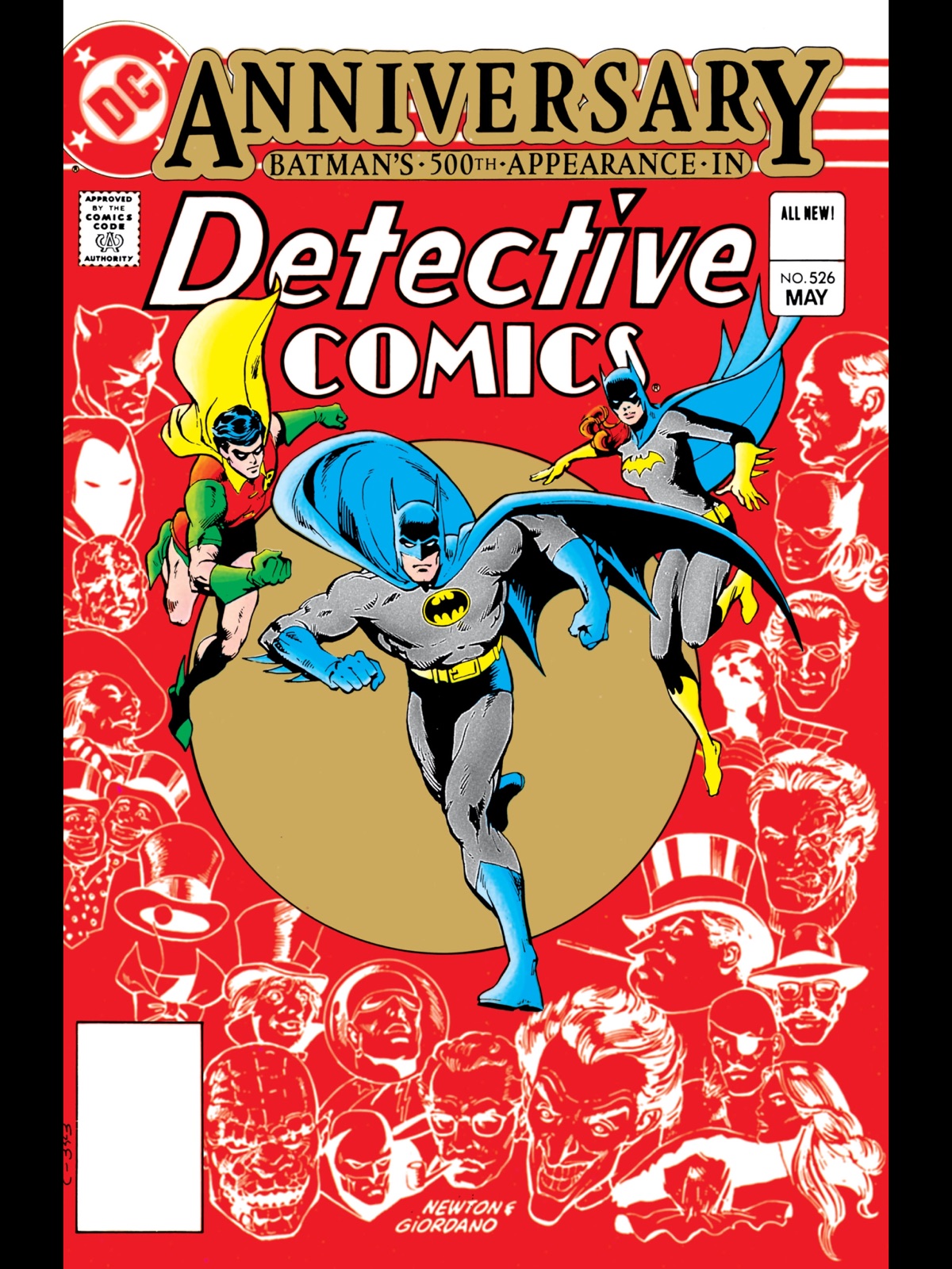 Don Newton: Cover to Detective Comics #526