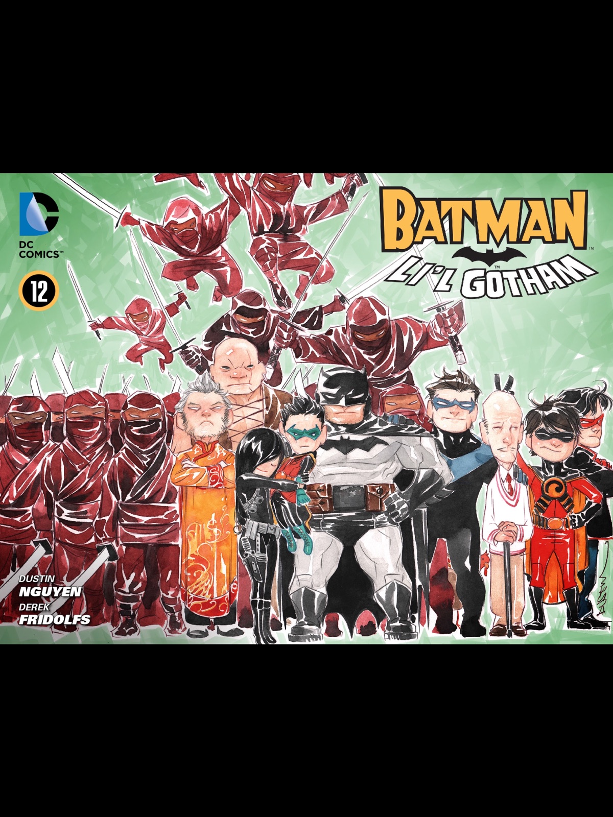 Dustin Nguyen: Cover to Batman/Li'l Gotham #12