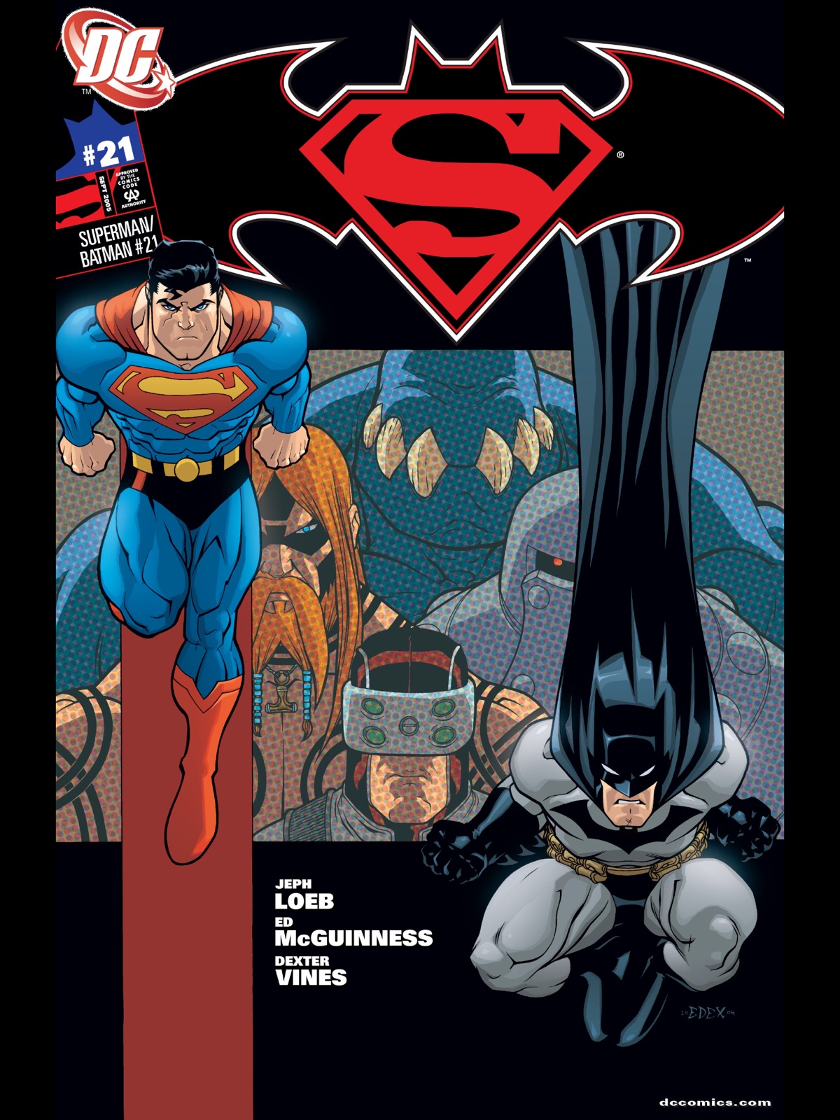 Ed McGuinness: Cover to Superman/Batman #21