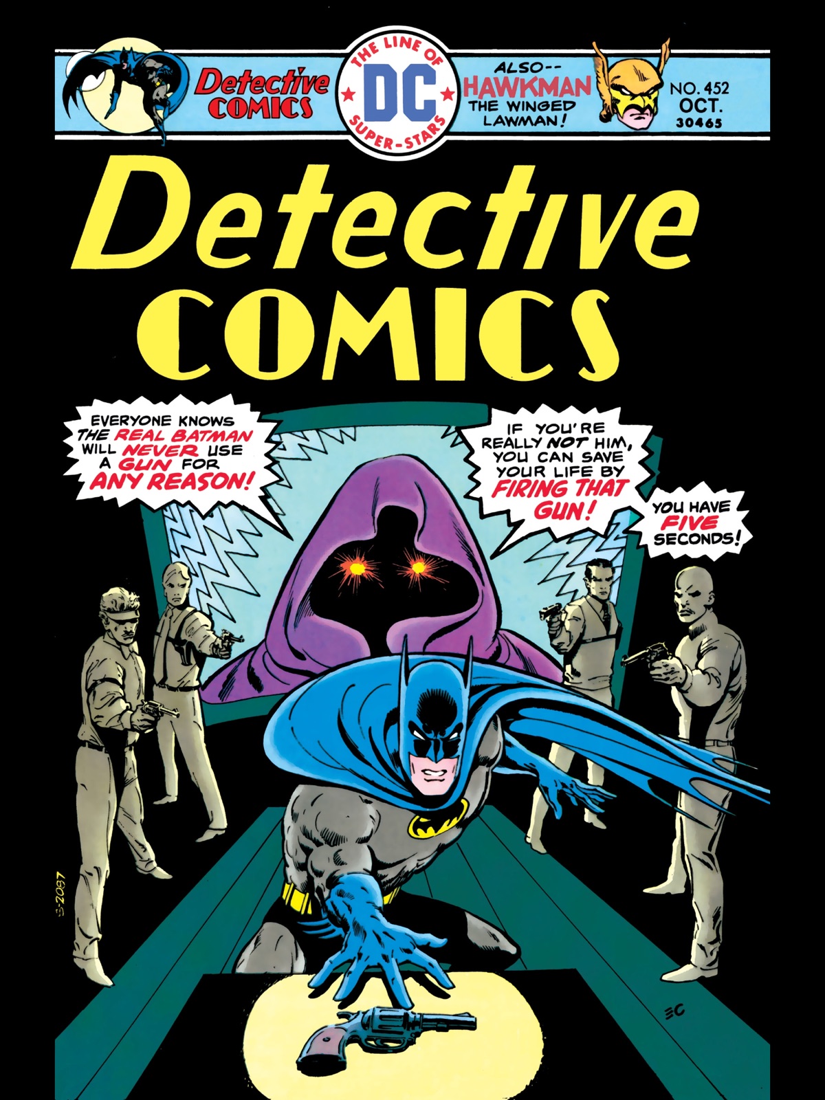 Ernie Chan: Cover to Detective Comics #452