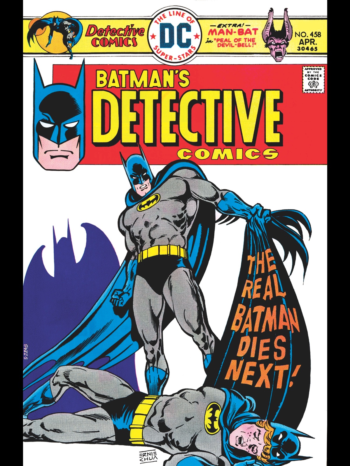 Ernie Chan: Cover to Detective Comics #458