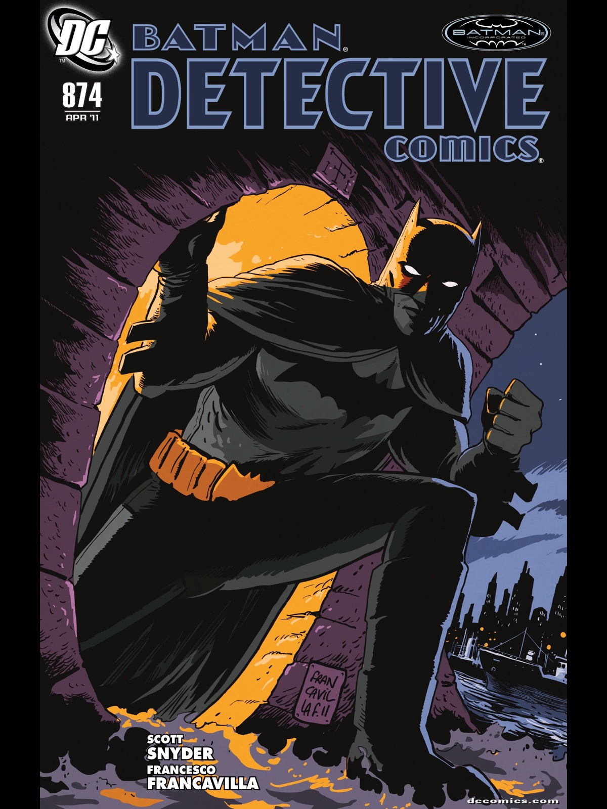 Francesco Francavilla: Cover to Detective Comics #874