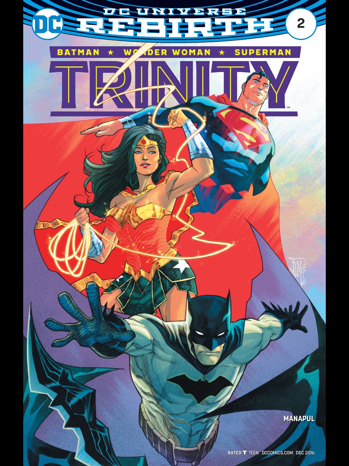 Francis Manapul: Cover to Trinity #2