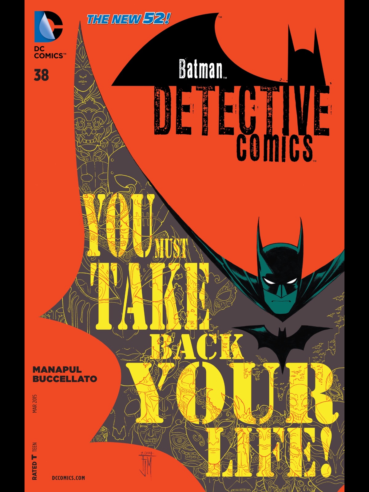 Francis Manapul: Cover to Detective Comics #38