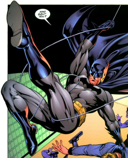 Gary Frank: Batman Interrogates a Fallen Gunman