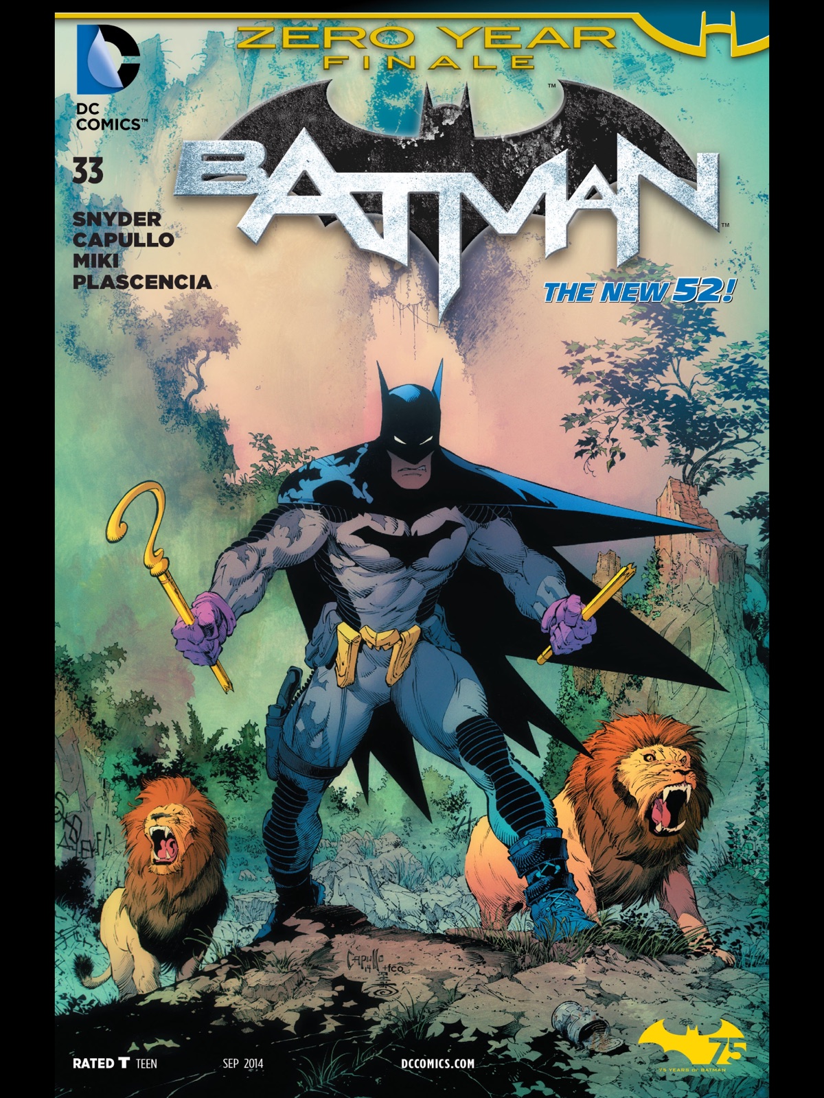Greg Capullo: Cover to Batman #33