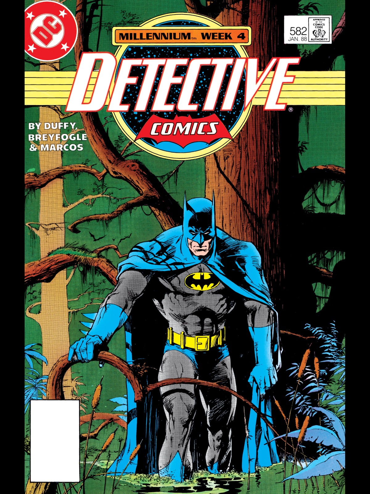 Jerry Bingham: Cover to Detective Comics #582