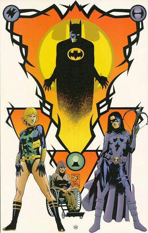 J.H. Williams III: Batman with his girls