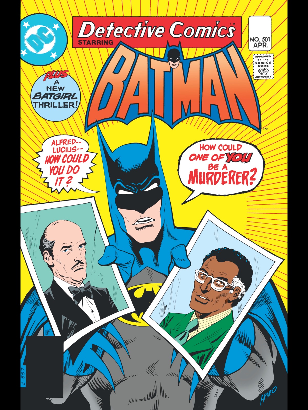 Jim Aparo: Cover to Detective Comics #501