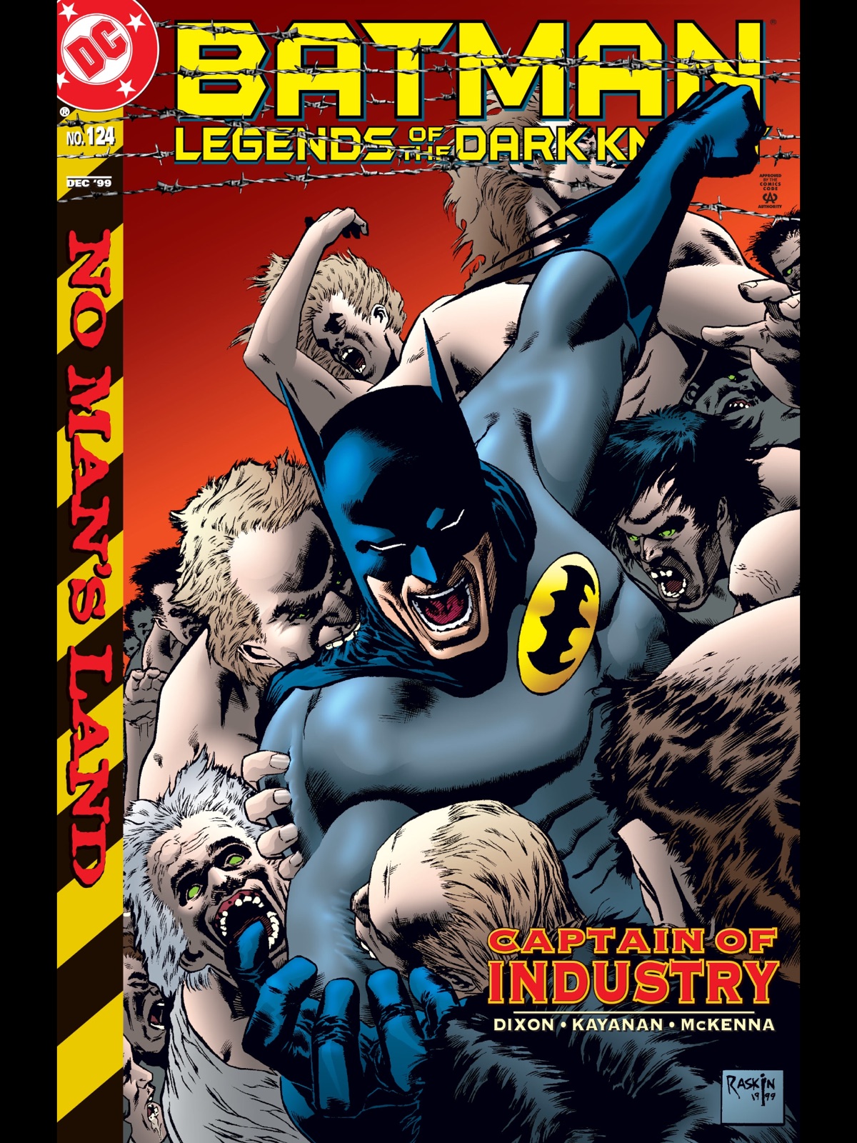 Jordan Raskin: Cover to Legends of the Dark Knight #124