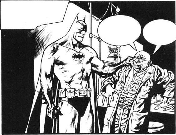 Kevin Nowlan: KN batman Black and White