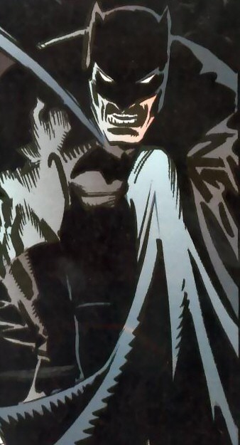 Kieron Dwyer: Batman Scowls in the Shadows
