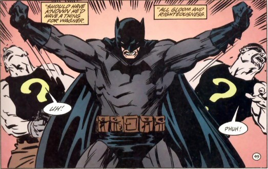Kieron Dwyer: Batman Flanked by Riddler's Thugs