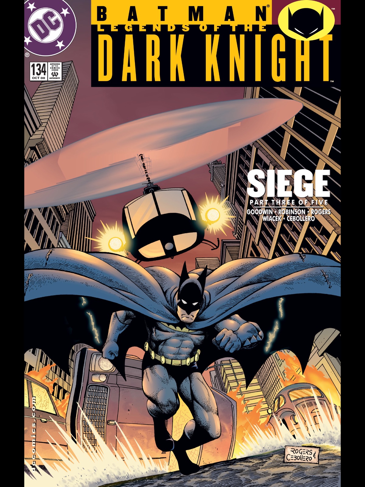 Marshall Rogers: Cover to Legends of the Dark Knight #134