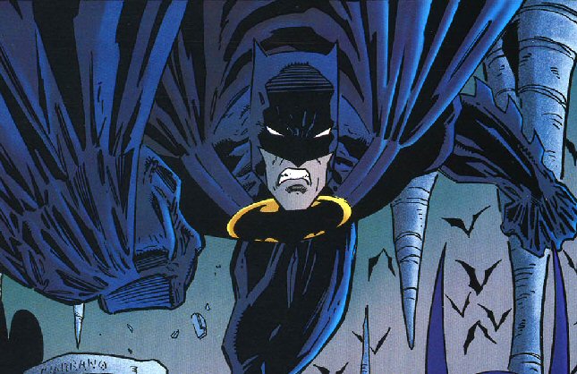 Mike Manley: Batman Dives Toward the Reader