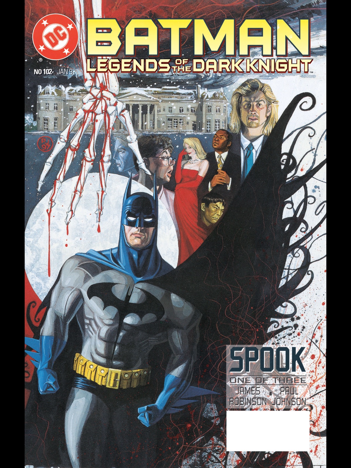 Paul Johnson: Cover to Legends of the Dark Knight #102