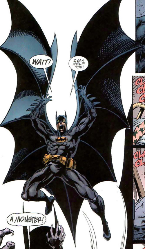 Rafael Kayanan: Batman Reaches Out, Mistaken for a Monster