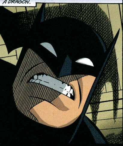 Rick Burchett: Batman's Snarling Close-Up
