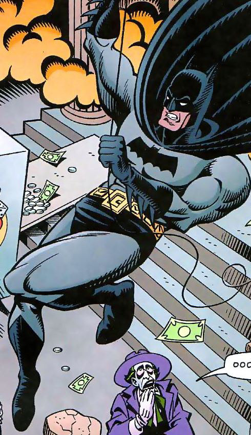 Roger Langridge: Batman Swings Into a Robbery Scene