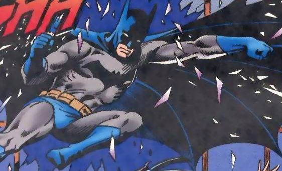 Russ Heath: Batman Punches Through Glass