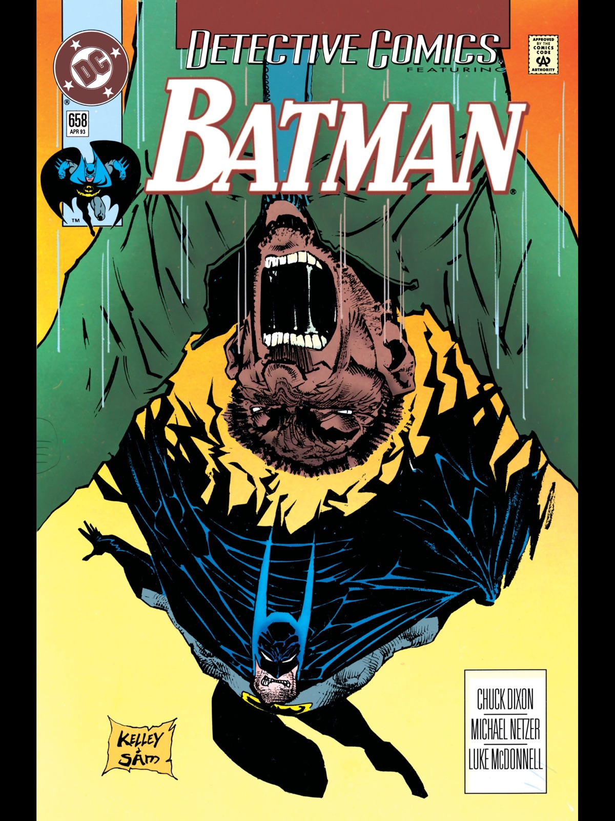 Sam Keith: Cover to Detective Comics #658