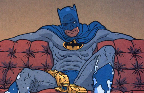 Seth Fisher: Batman sits