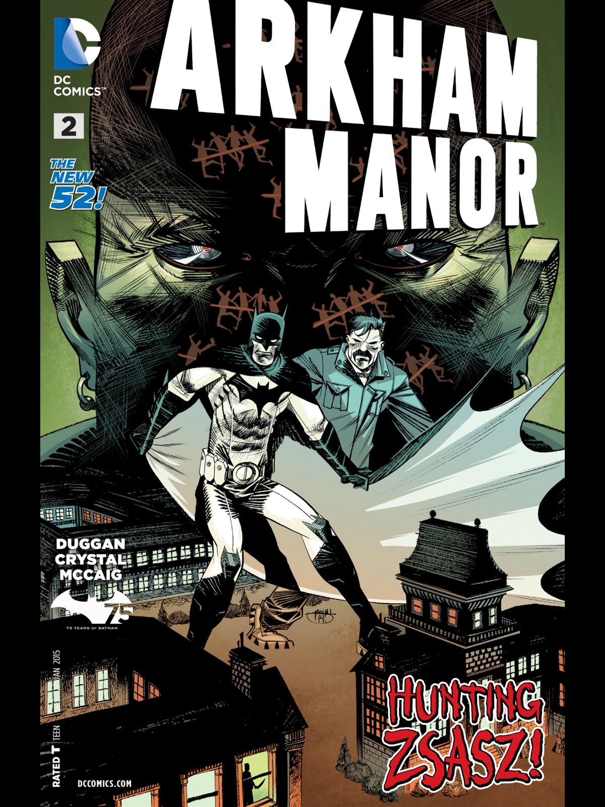 Shawn Crystal: Cover to Arkham Manor #2