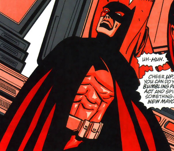 Shawn Martinbrough: Batman in a Blood-Red Panel