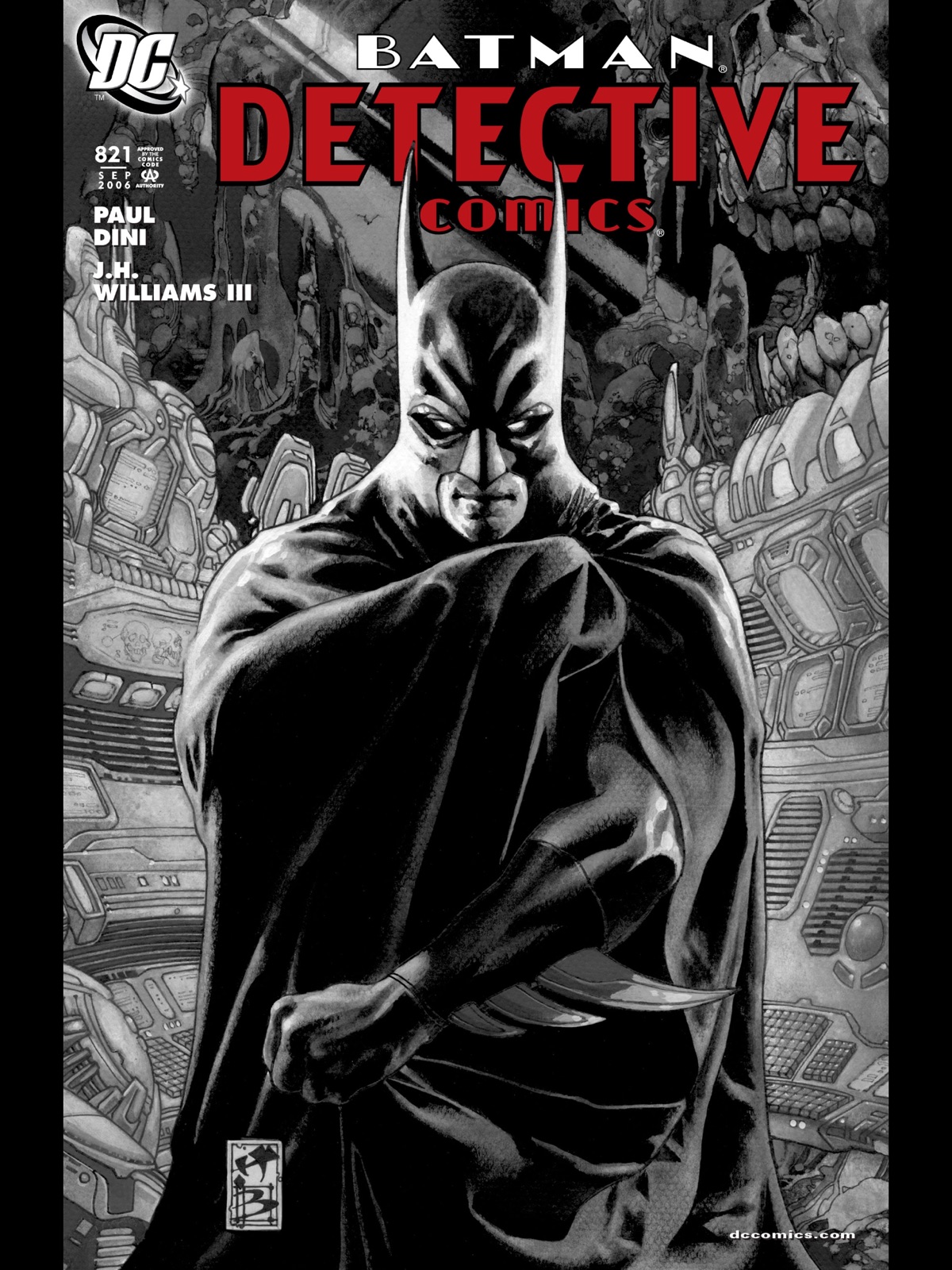 Simone Bianchi: Cover to Detective Comics #821
