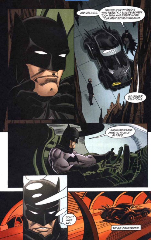 Steve Lieber: Batman on the Batmobile's Roof