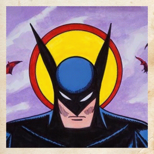 Sheldon Moldoff: Batman Beneath a Halo of Light