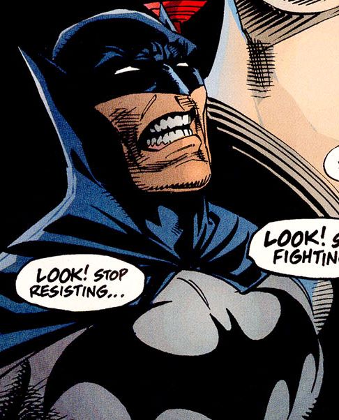 Tim Fern: Batman Subdues a Resisting Suspect
