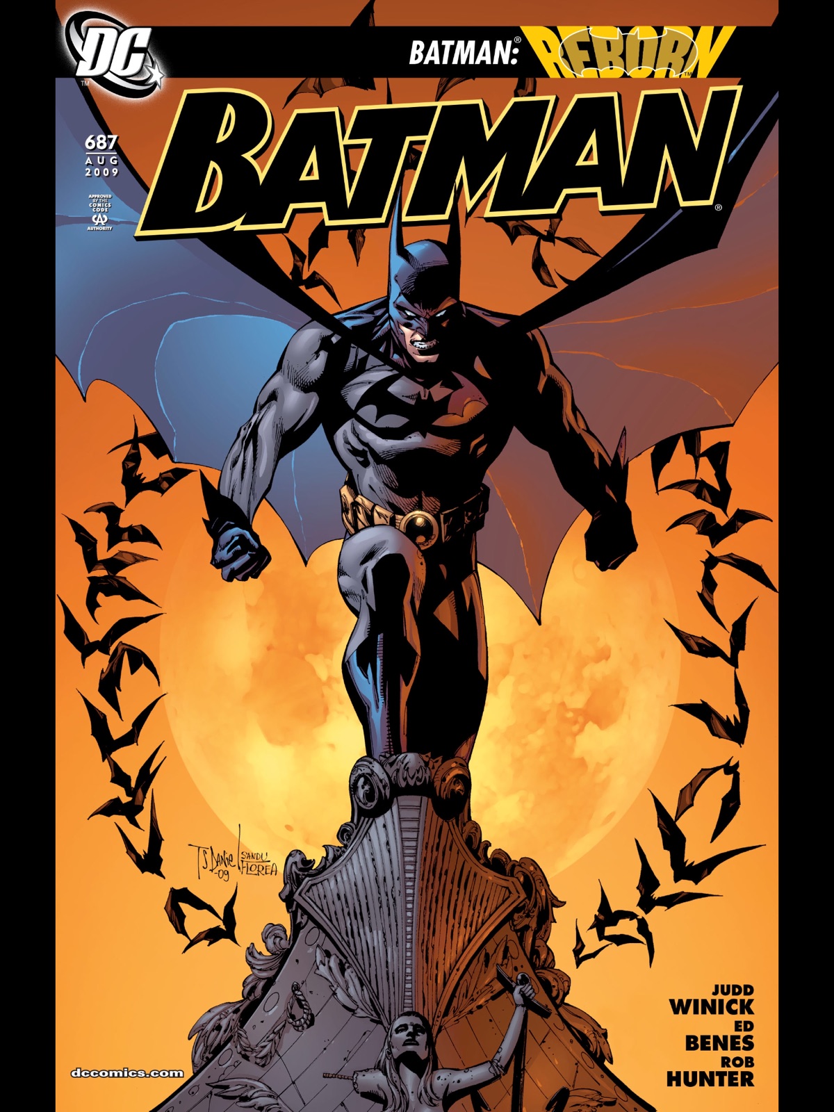 Tony S. Daniel: Cover to Batman #687
