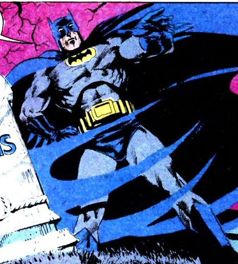 Val Semeiks: Batman at a grave yard