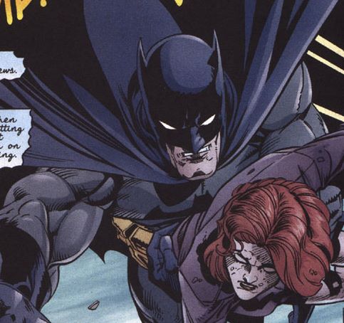 Val Semeiks: Batman rescues a red head