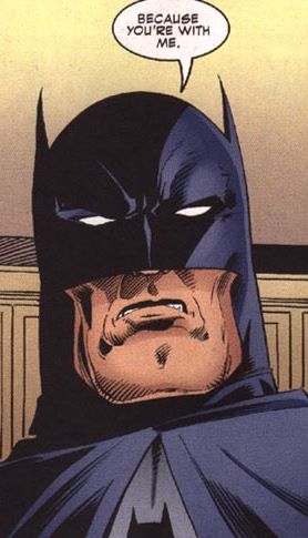 Val Semeiks: Batman's Reassuring Close-Up