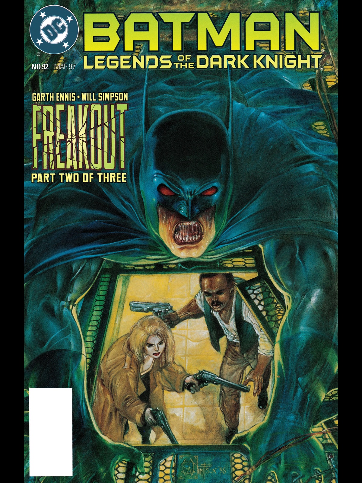 Will Simpson: Cover to Legends of the Dark Knight #92