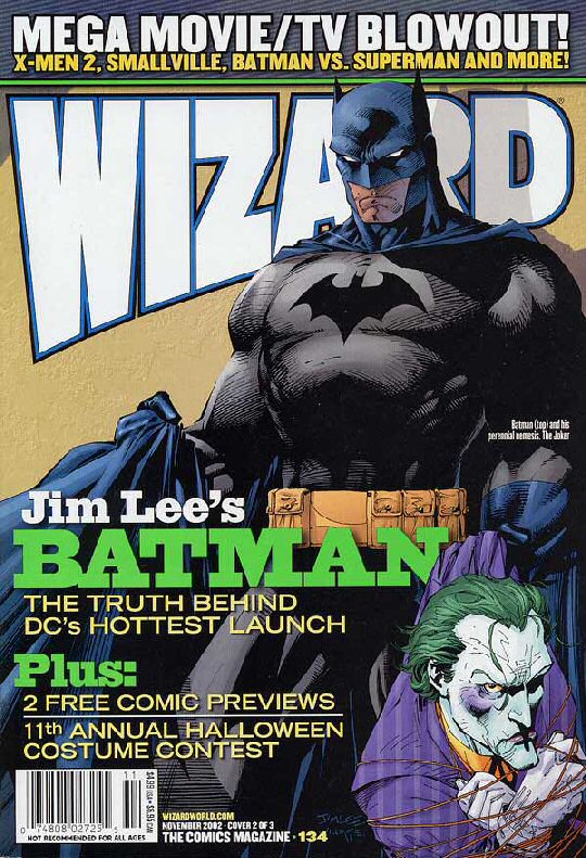 Jim Lee: Cover to Wizard #134